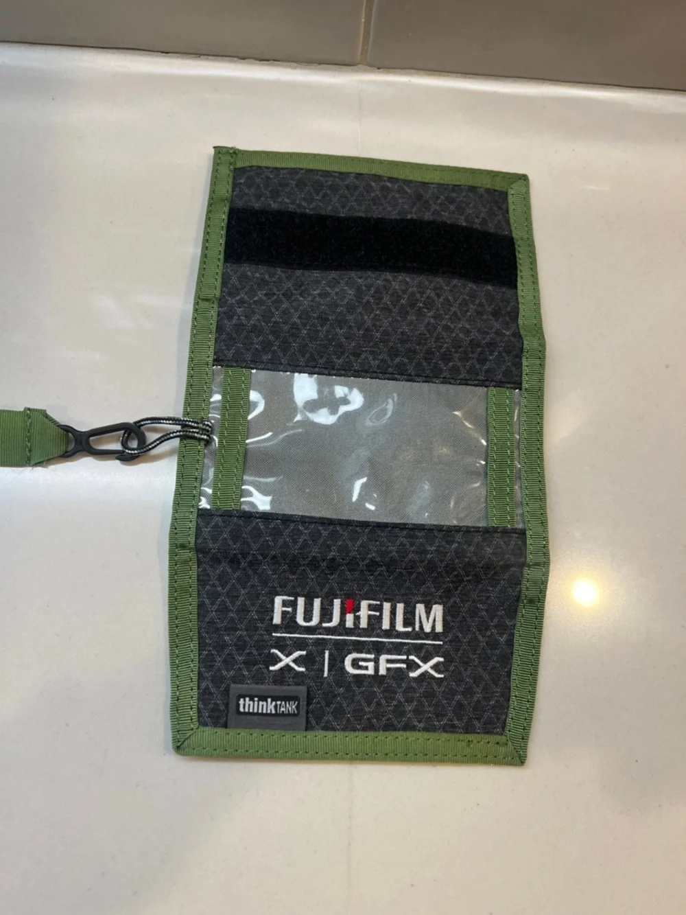 Fujifilm Black and Green Camera Accessory Pouch with Strap NWT - Picture 4 of 9